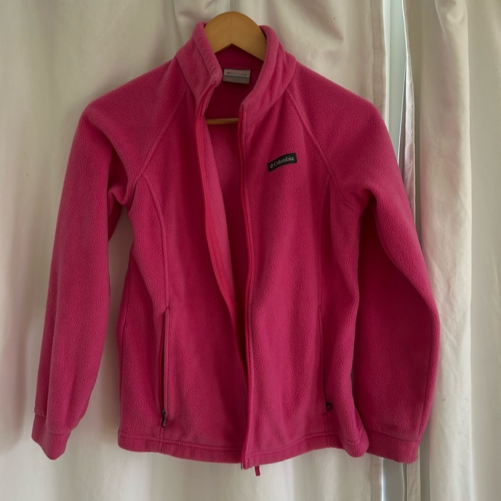 Girls pink Columbia fleece